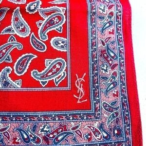 𝅺yves SAINT LAURENT YSL Scarf